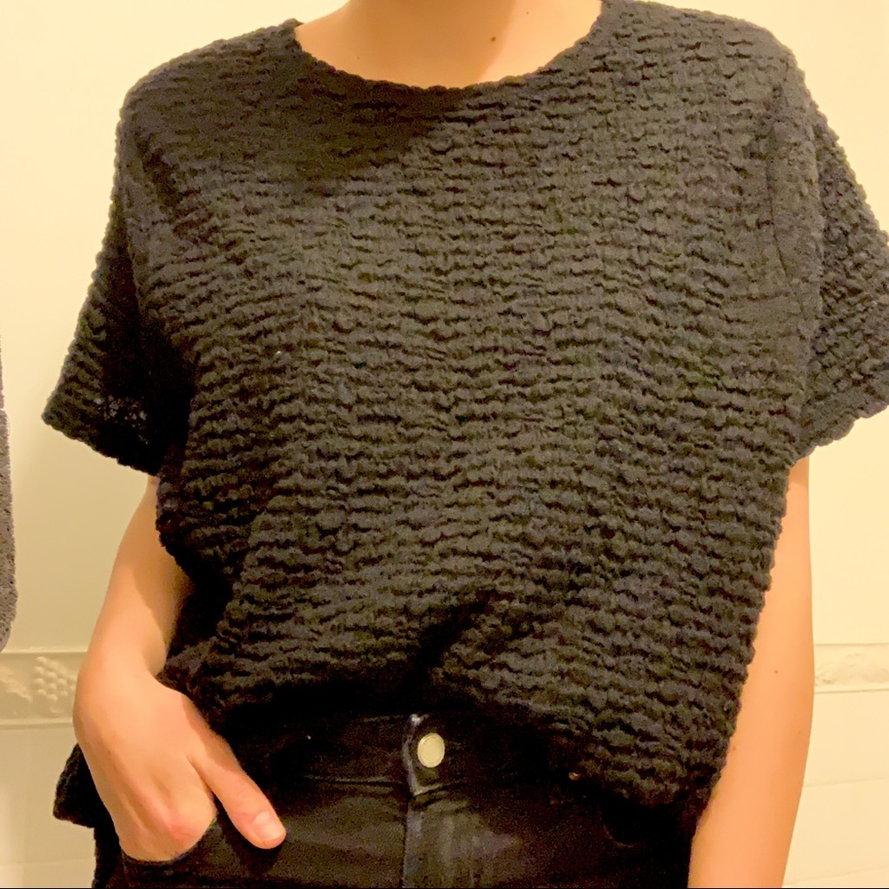 Oversized 90’s Scrunch/Popcorn Top